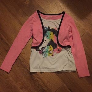 Girls Medium Long Sleeve Top